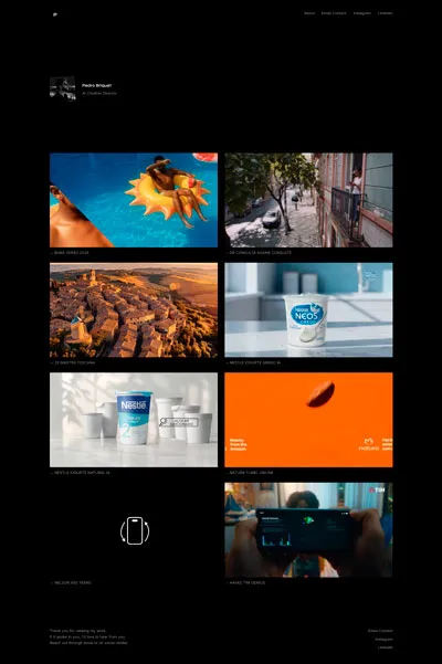 Landing page de especialista com visual sofisticado